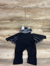 Noubeau Hooded Bat Wing Coverall Costume Black sz 12-18m