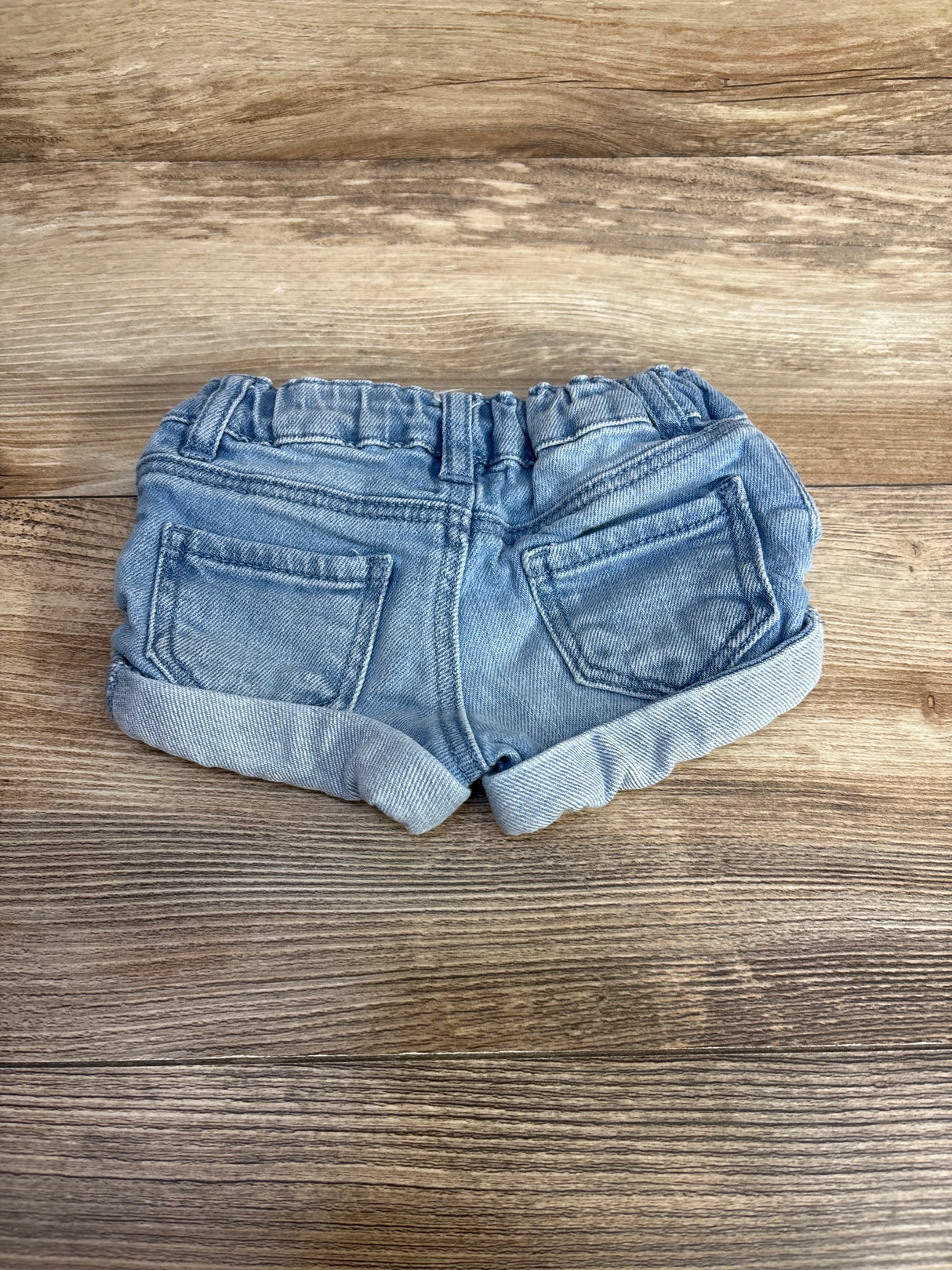 Simple Joys Rolled Hem Denim Shorts Blue sz 3-6m