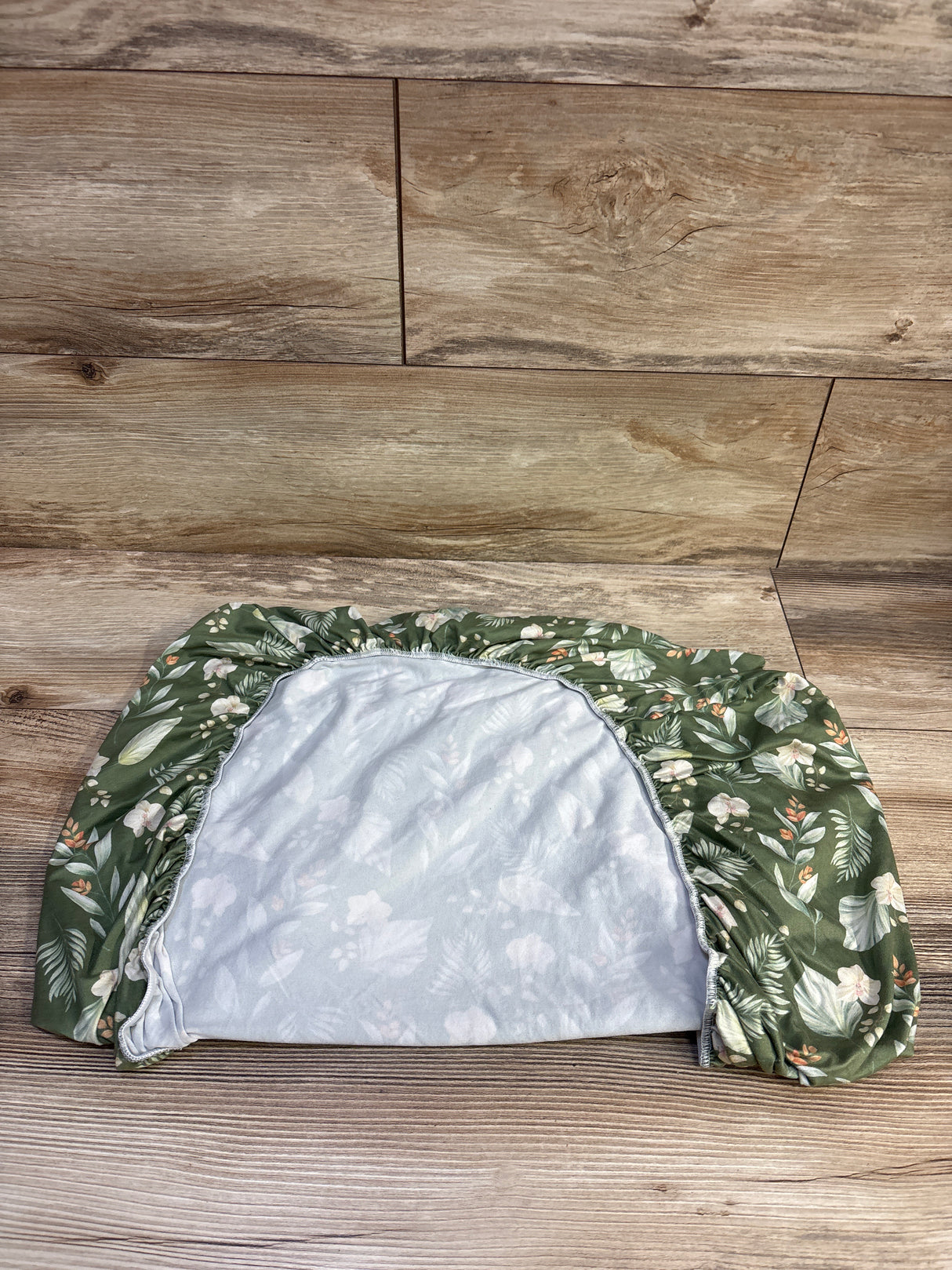Fitted Mini Crib/Playard Sheet Green ~ 38x24''