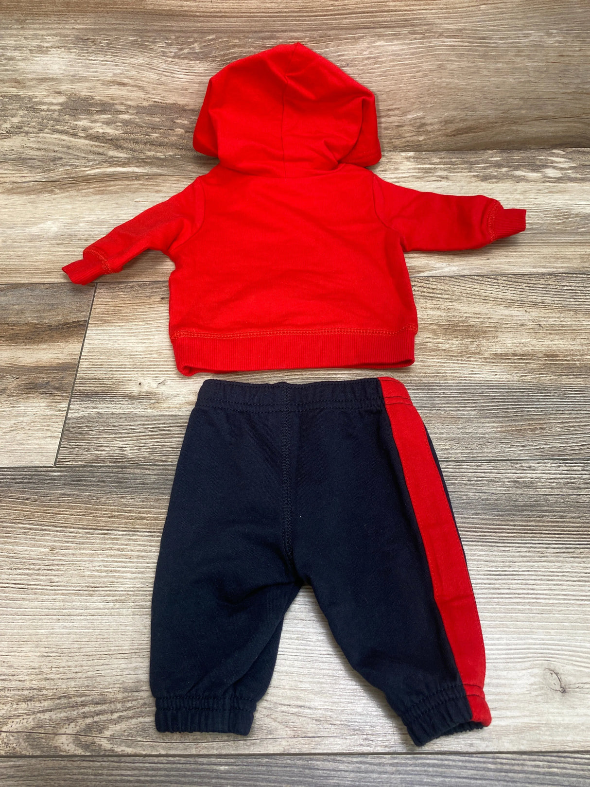 Carter's 2pc On The Move Hoodie & Joggers Red sz Newborn