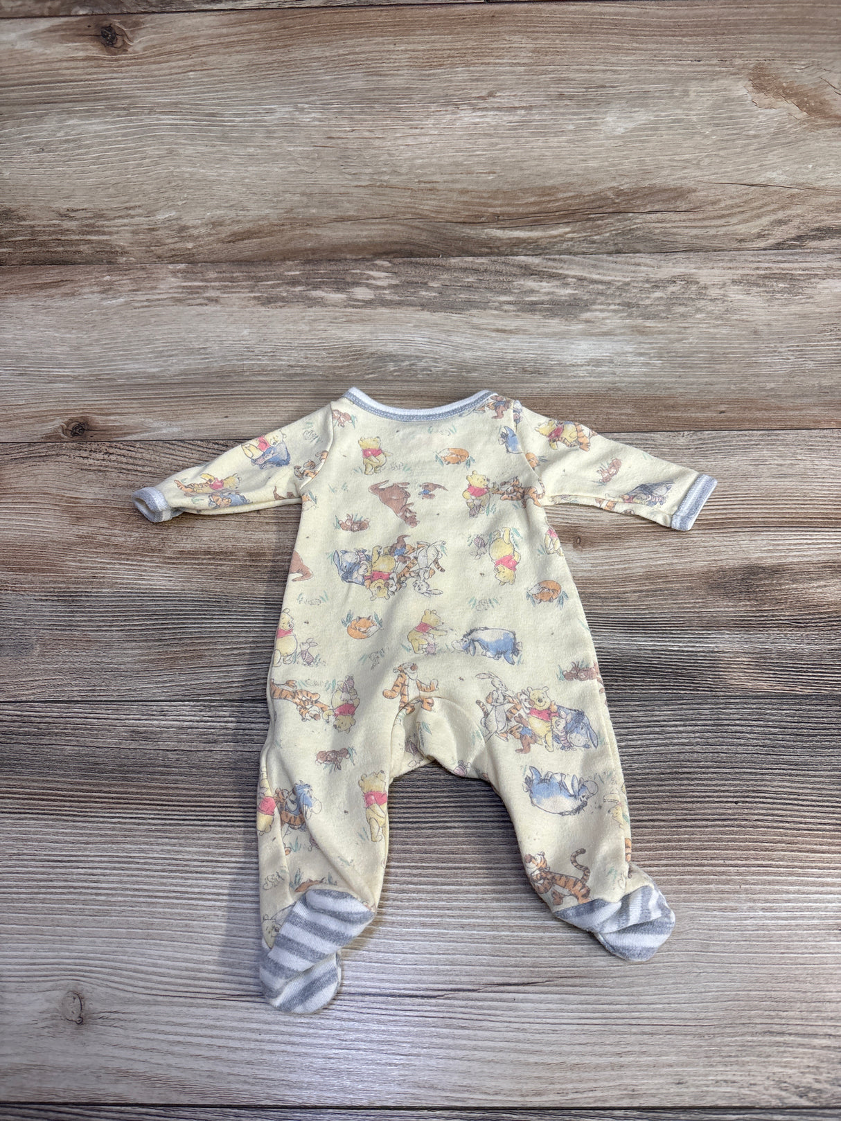 Disney Baby Winnie The Pooh Coverall Yellow sz Preemie
