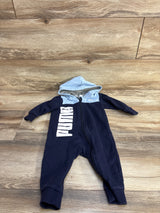 Puma Hooded Coverall Blue sz 6-9m
