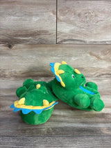 Wonder Nation 3D Dinosaur Slippers Green sz 5/6c