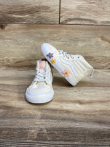 Vans Sk8-Hi-Zip Flower Shoes Ivory sz 6c - Me n Mommy To Be