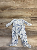 Carter's Whale Snap Sleeper Grey sz 6m