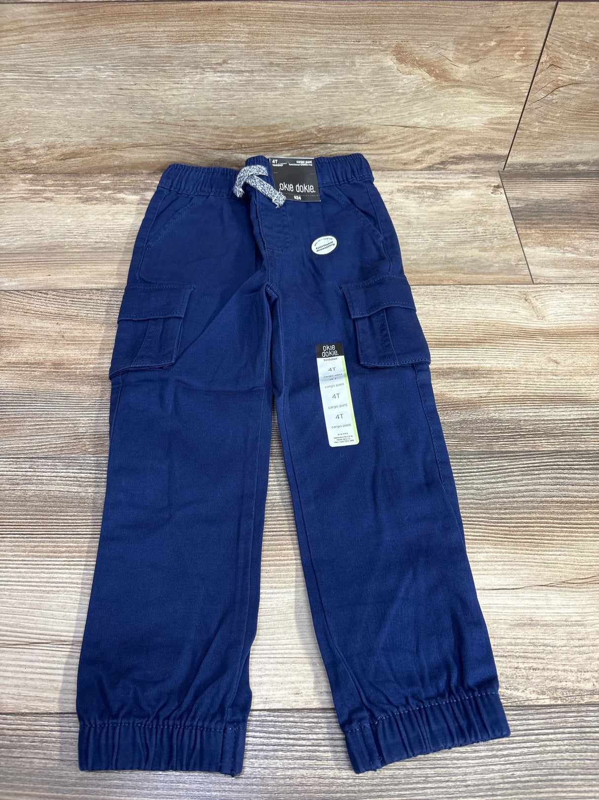 NEW Okie Dokie Cargo Pants Navy Blue sz 4T
