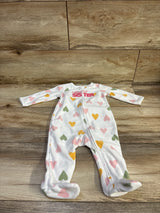 Child of Mine Little Sister Blanket Sleeper White sz 3-6m