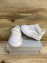 Nike Toddler Force 1 Low EasyOn White sz 4c