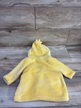 Hudson Baby Plush Hooded Duck Robe Yellow sz 0-9m