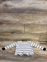 Ralph Lauren Striped Waffle Knit Shirt White sz 18m