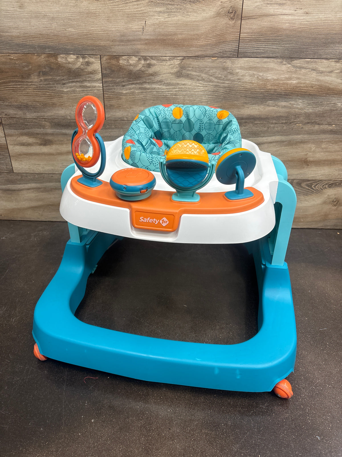 Safety 1st Ready, Set, Walk DX Developmental Walker in Blue/Orange