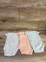 Carter's 3pk Bodysuit Set White sz 6m