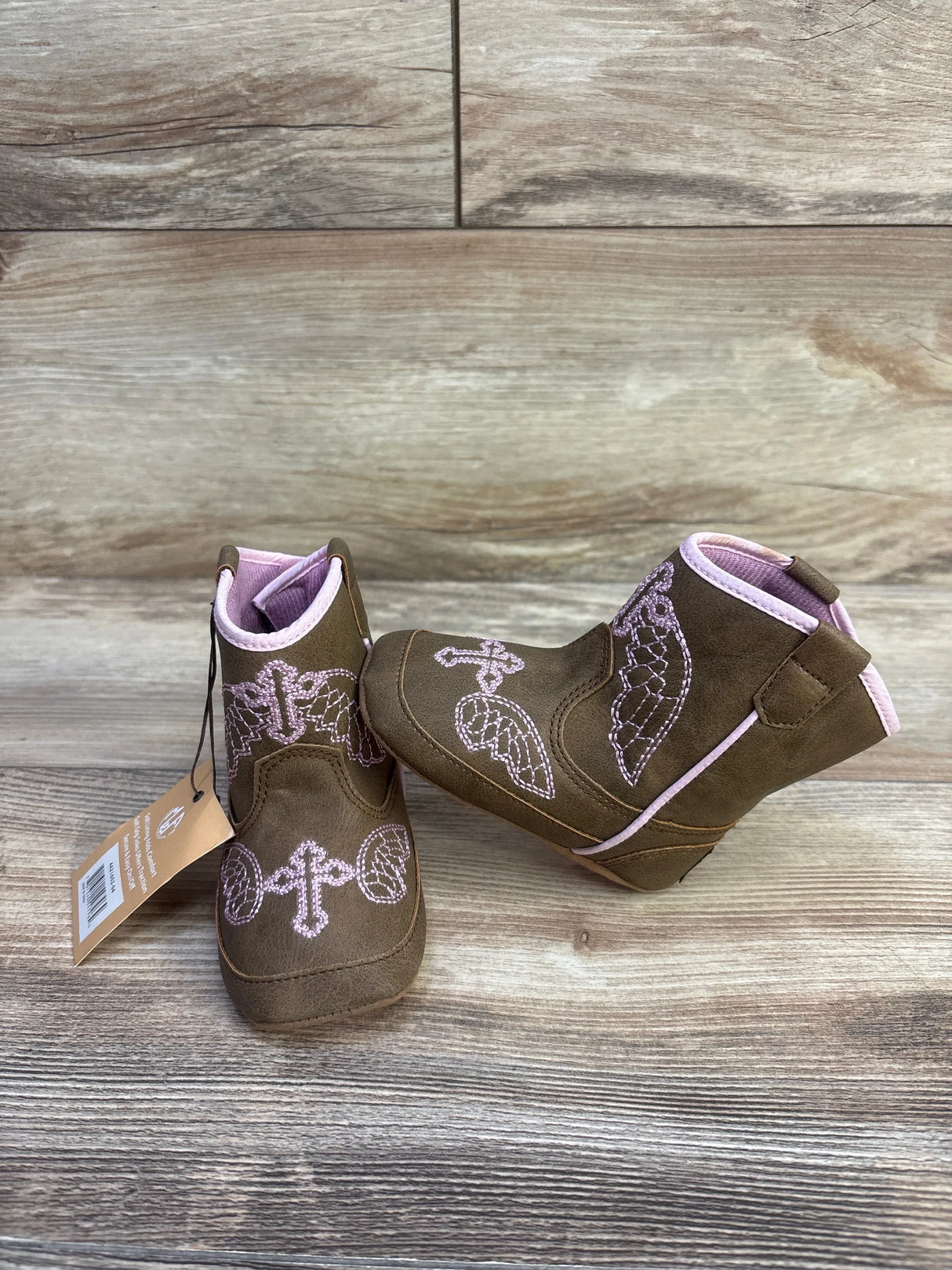 NEW Twister Gracie Baby Buckers Boots Brown sz 3c