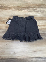 NEW Art Class Fray Hem Black Jean Skirt sz 3T