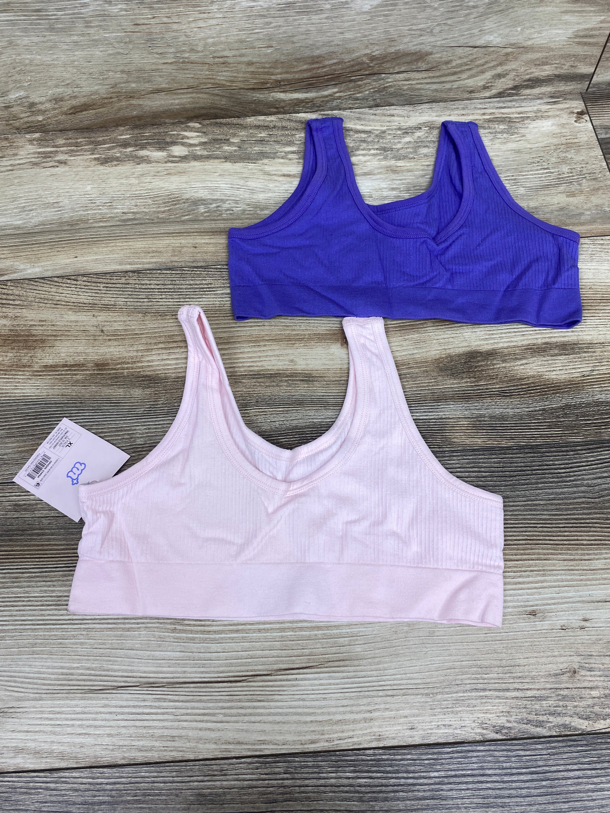 NEW More Than Magic 2pk Seamless Bras Pink/Purple sz XL
