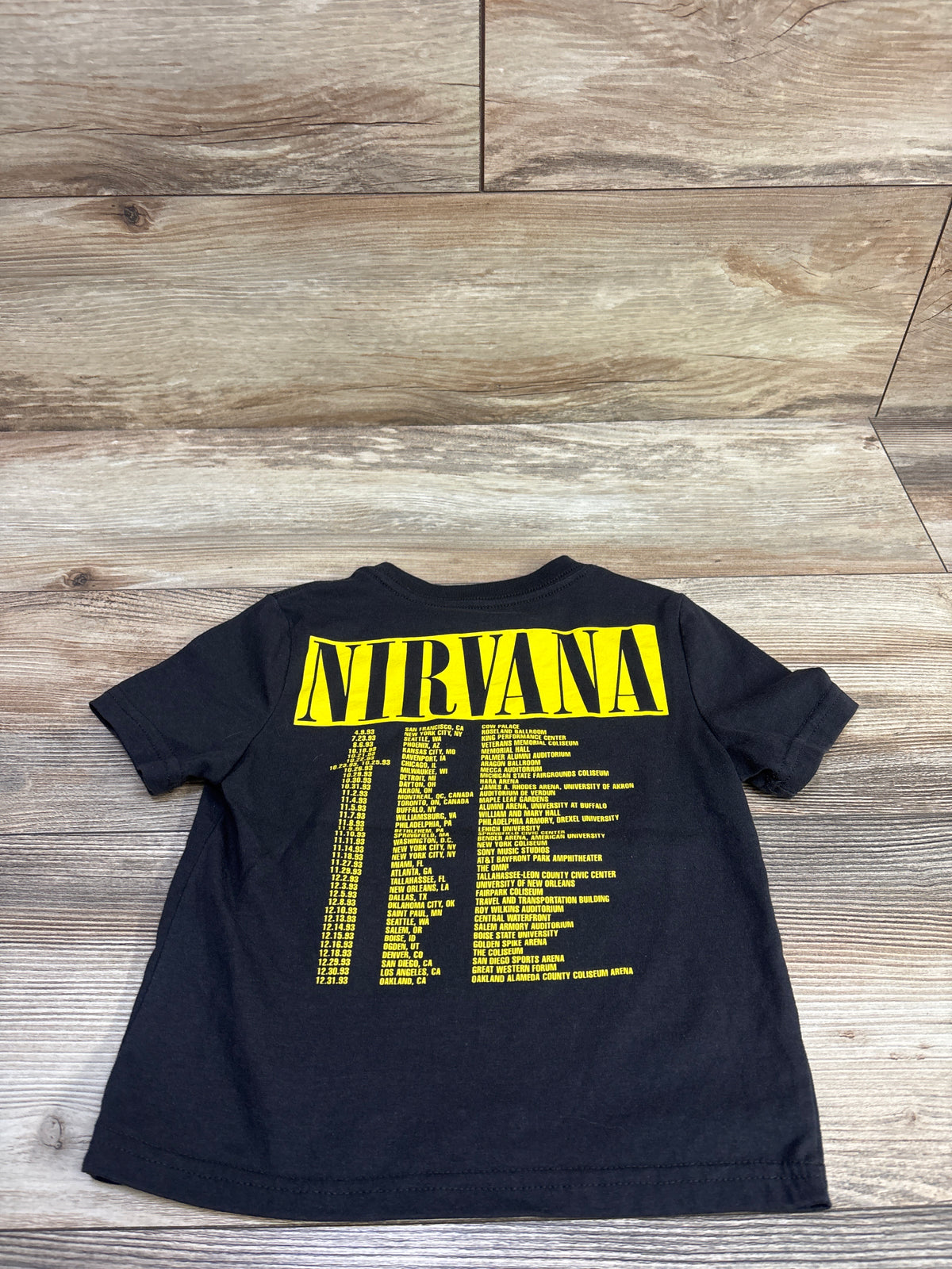 Nirvana Graphic T-Shirt Black sz 3T