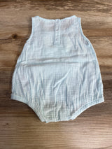 Cat & Jack Gauze Bunny Romper Blue sz 3-6m