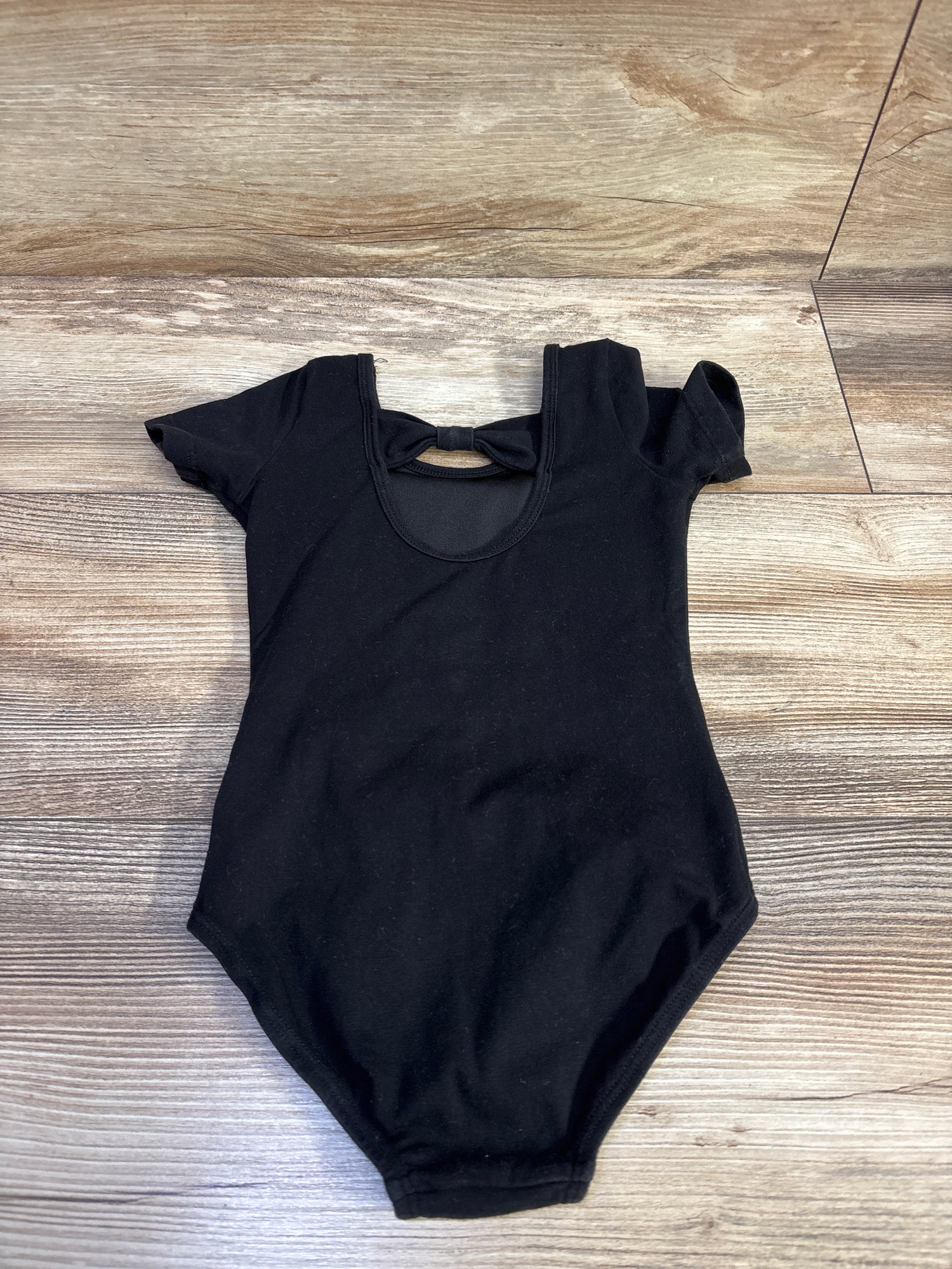 Stelle Gymnastics Bowknot Leotard Black sz 2/3T