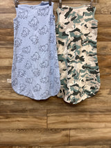 Yoofoss 2pk Sleeveless Sleep Sacks Blue sz 6-12m