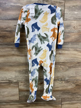 NEW Carter's Animal Blanket Sleeper White sz 3T