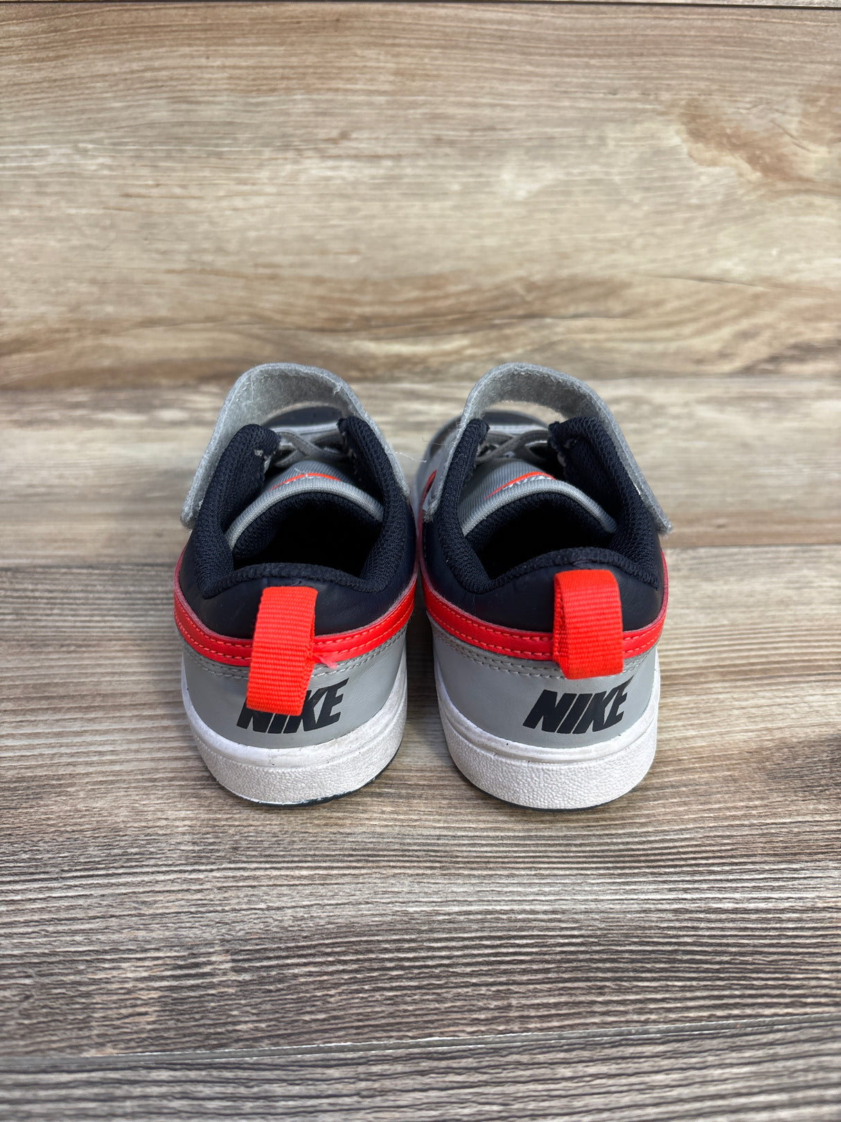Nike Court Borough Low Recraft PS 'Light Smoke Bright Crimson' Sneakers sz 12c