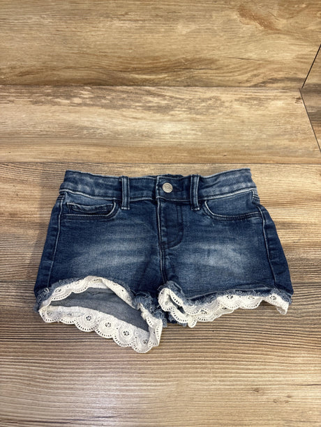 Jumping Bean Lace Trim Denim Shorts Blue sz 4T - Me n Mommy To Be