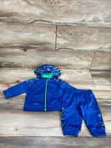 Athletic Works 2pc Hoodie & Pants Blue sz 3-6m