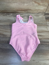 Cat & Jack 1pc Striped Swimsuit Pink sz 4T