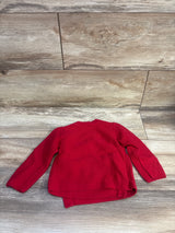 Hanna Andersson Wrap Cardigan Red sz 18-24m