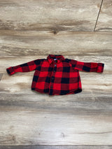 Old Navy Plaid Flannel Shirt Red sz 6-12m