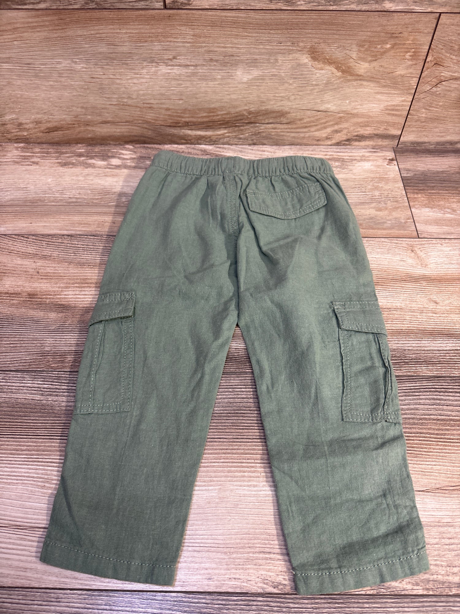 NEW H&M Linen-Blend Pants Green sz 2T