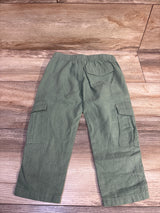NEW H&M Linen-Blend Pants Green sz 2T