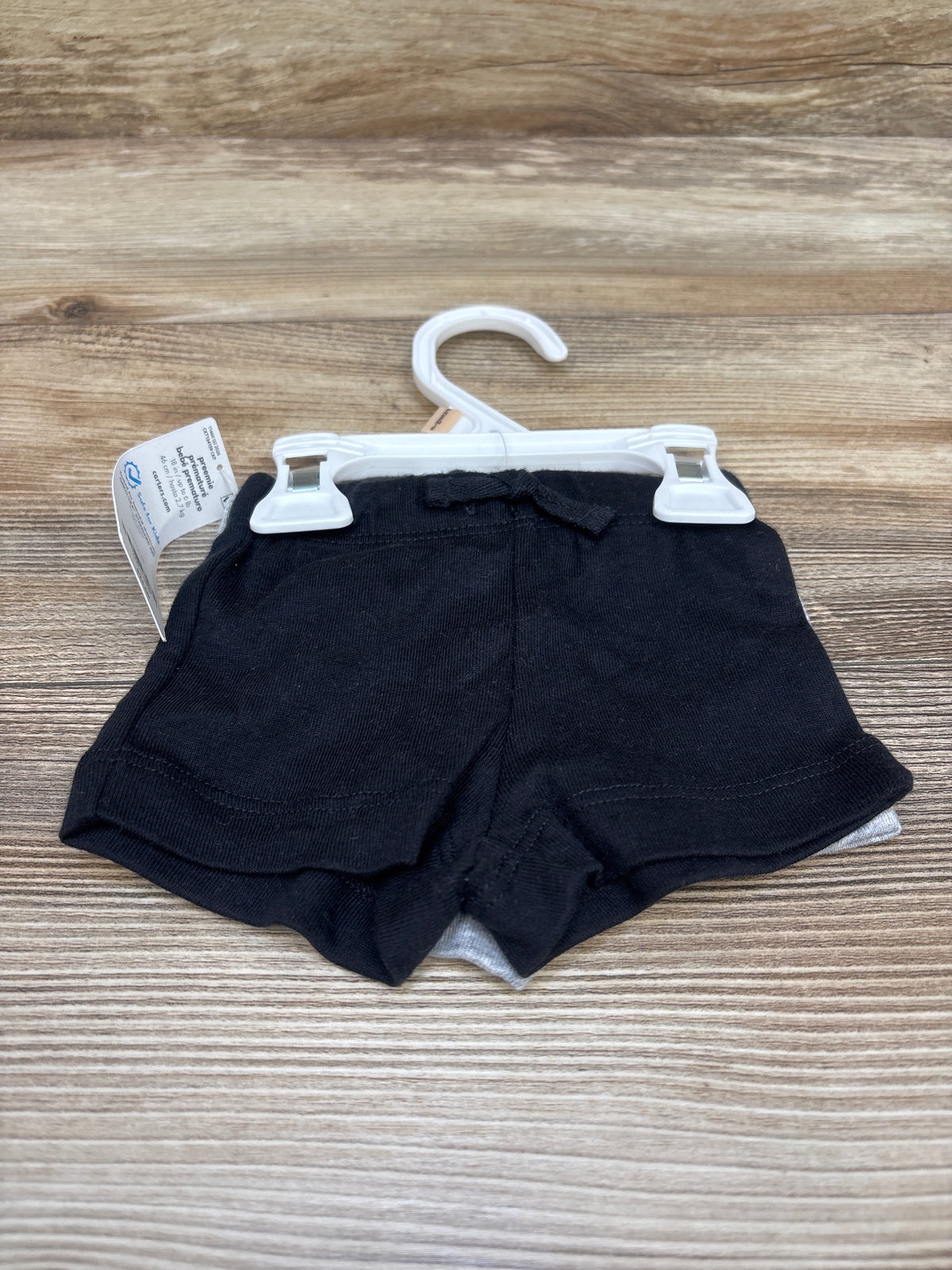 NEW Carter's 2pk Shorts Grey sz Preemie