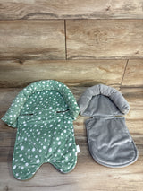 GFU 2-in-1 Car Seat Head & Body Support - Green Dot