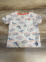 Craft + Flow Dinosaur Pocket Shirt Oatmeal sz 2T