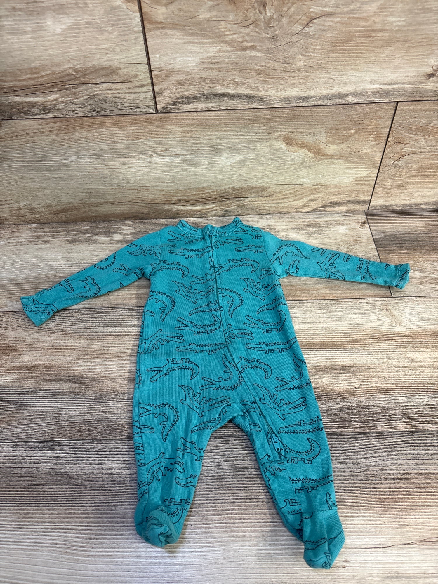Old Navy Alligator Sleeper Blue sz 0-3m