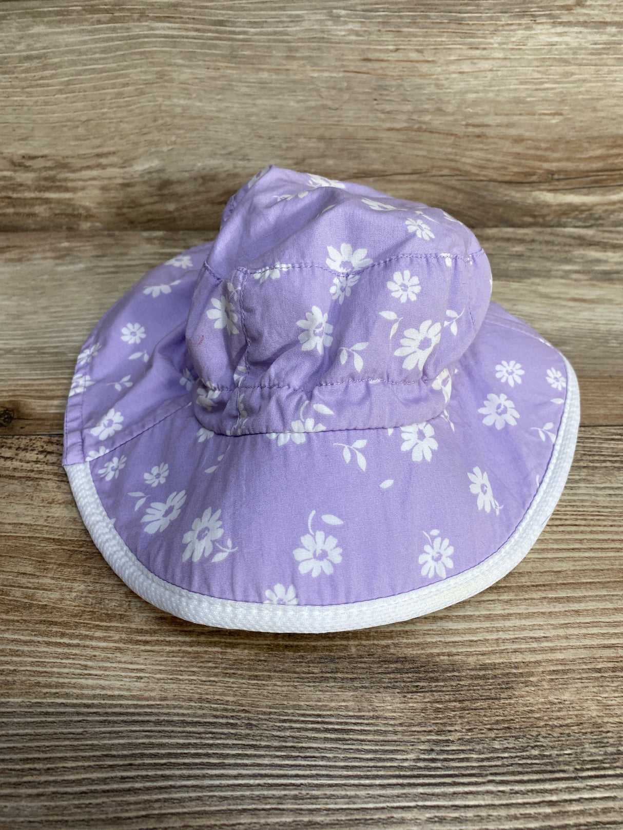 Jan & Jul Purple Daisy Cotton Floppy Hat 0-6m