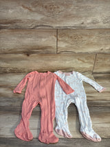 Cloud Island 2pk Soft Modal Sleepers Pink sz 6-9m