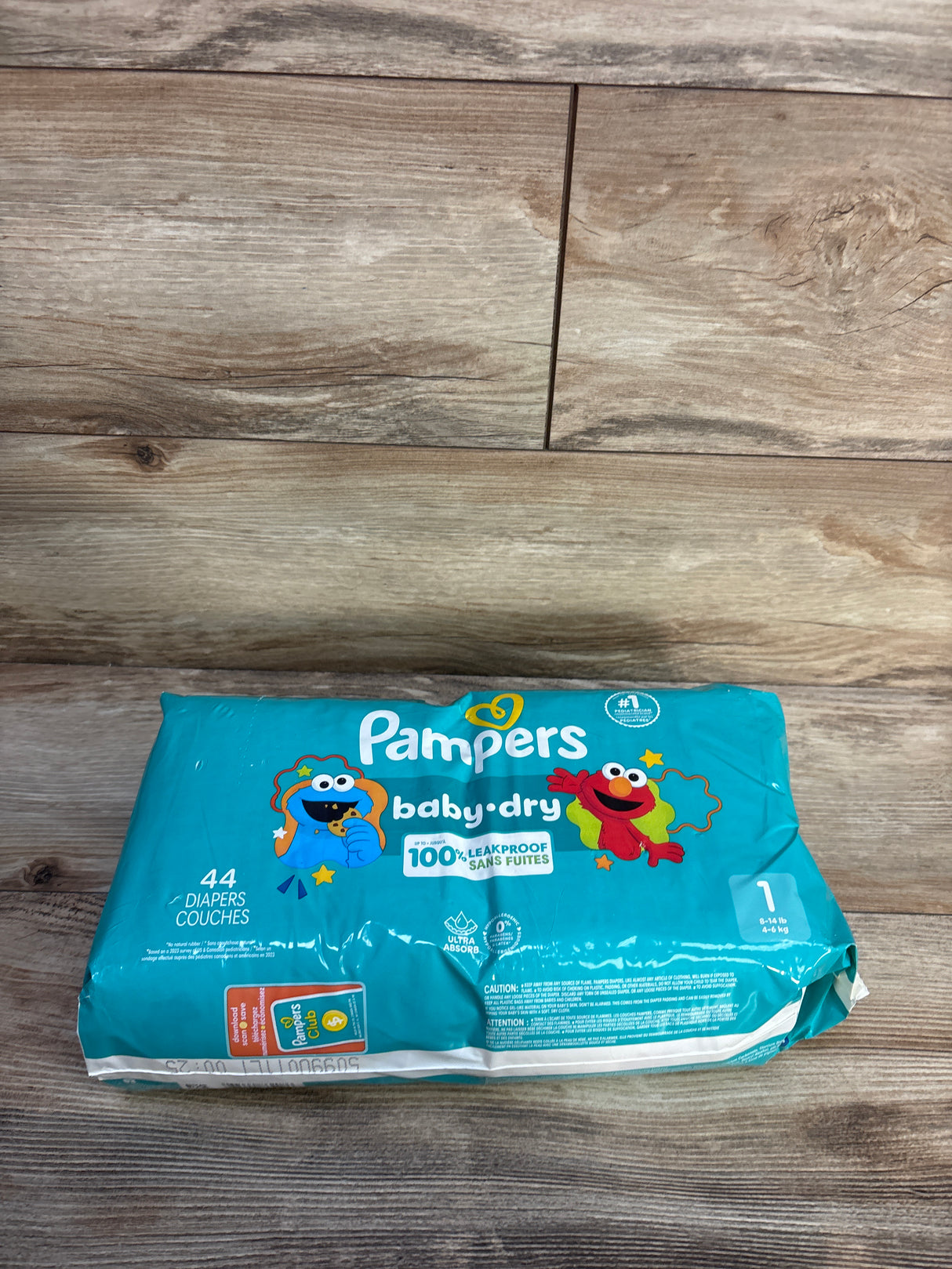 NEW Pampers Baby Dry Diapers Size 1 44ct.