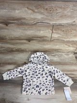 NEW Grayson Mini Leopard Print Pull Over Sweater White sz 18m