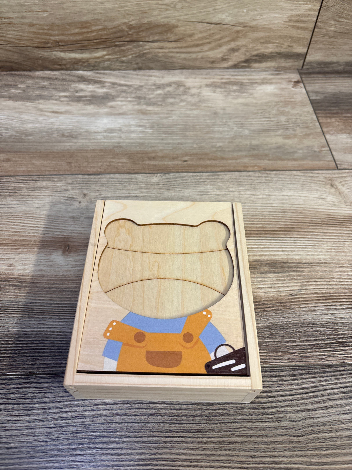 Animal Emotions Wooden Puzzle Box 18pc