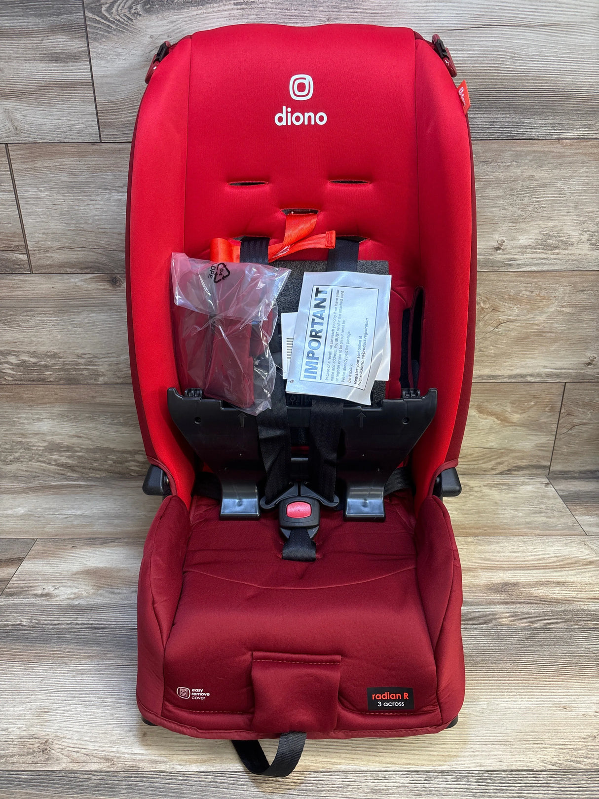 NEW Diono Radian 3R All-in-One Convertible Car Seat in Cherry Red 5-120lbs