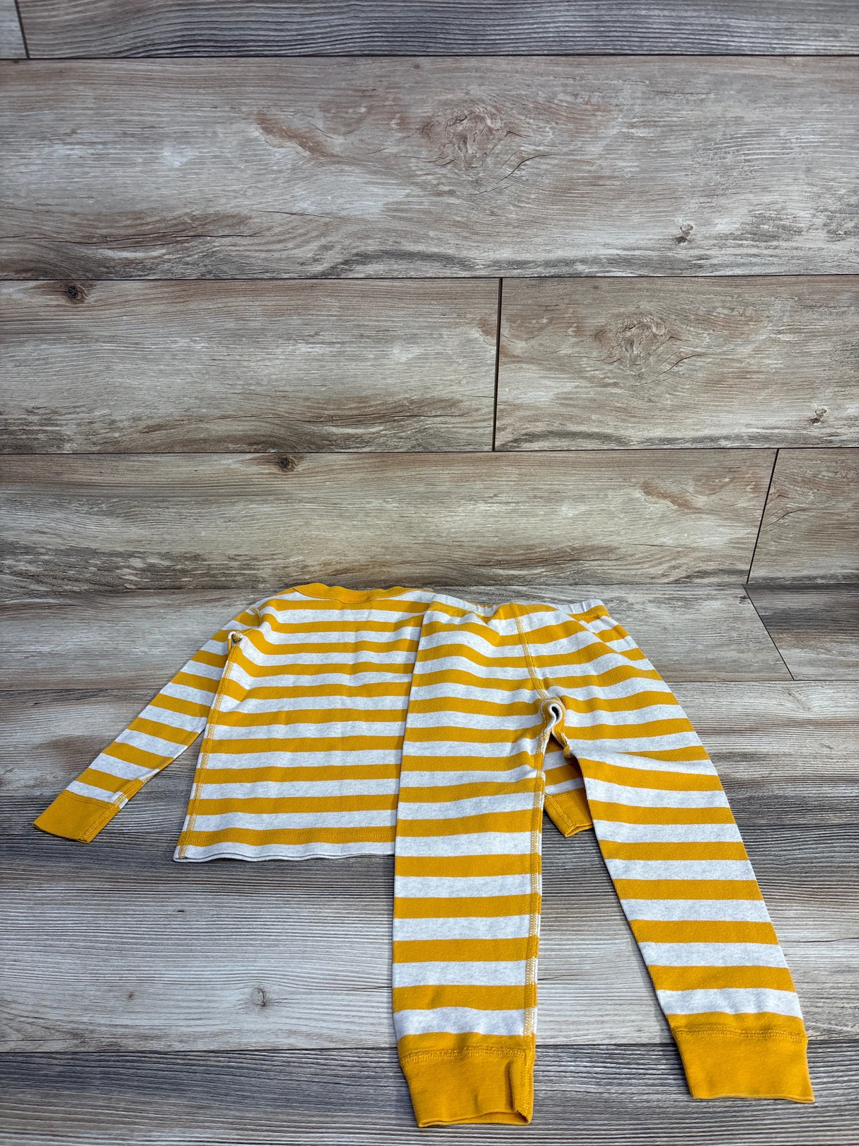 Hanna Andersson 2pc Organic Striped Long John Pajama Set sz 4T - Me n Mommy To Be