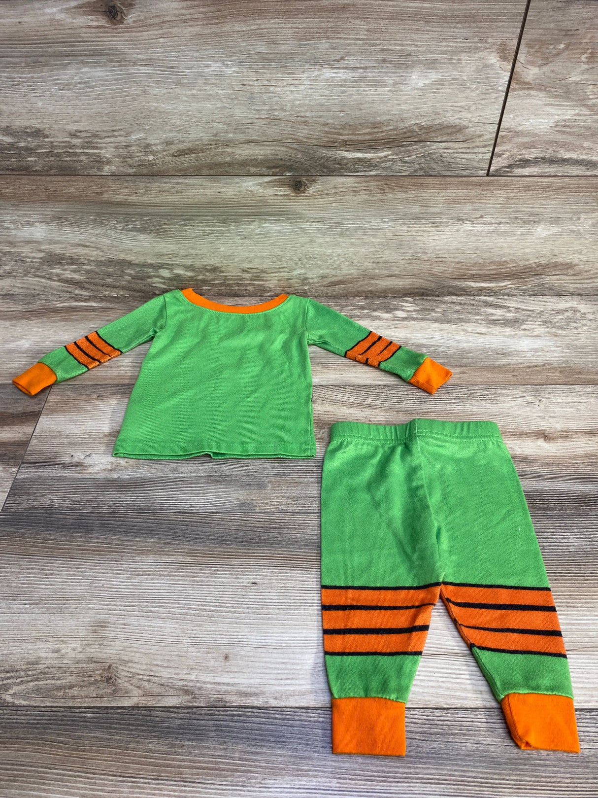 Nickelodeon 2pc TMNT Pajama Set Green sz 12m