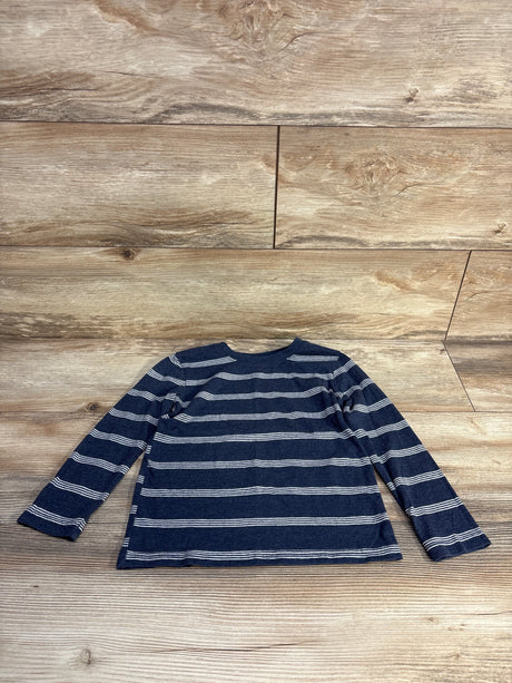 Jumping Beans Striped Shirt Blue sz 4T - Me n Mommy To Be