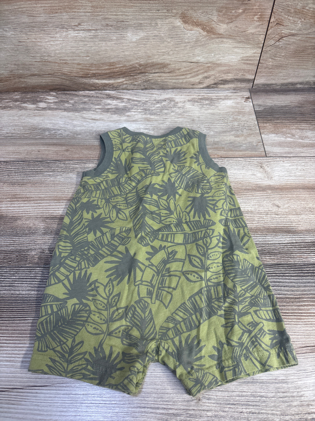 Carter's Henley Shortie Romper Green sz 9m