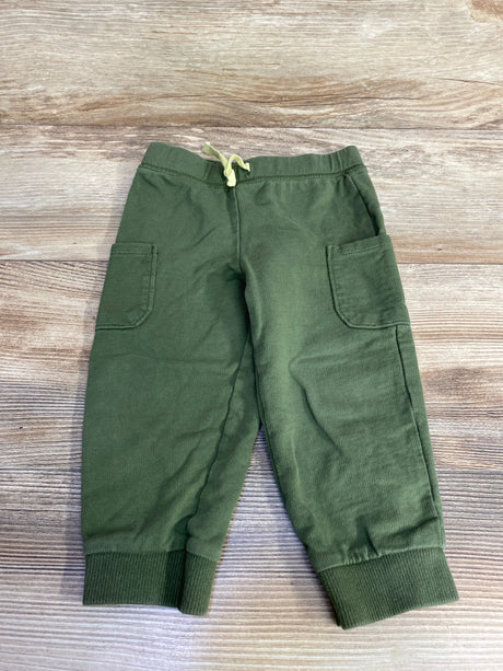 Carter's Pull On Joggers Green sz 18m - Me n Mommy To Be