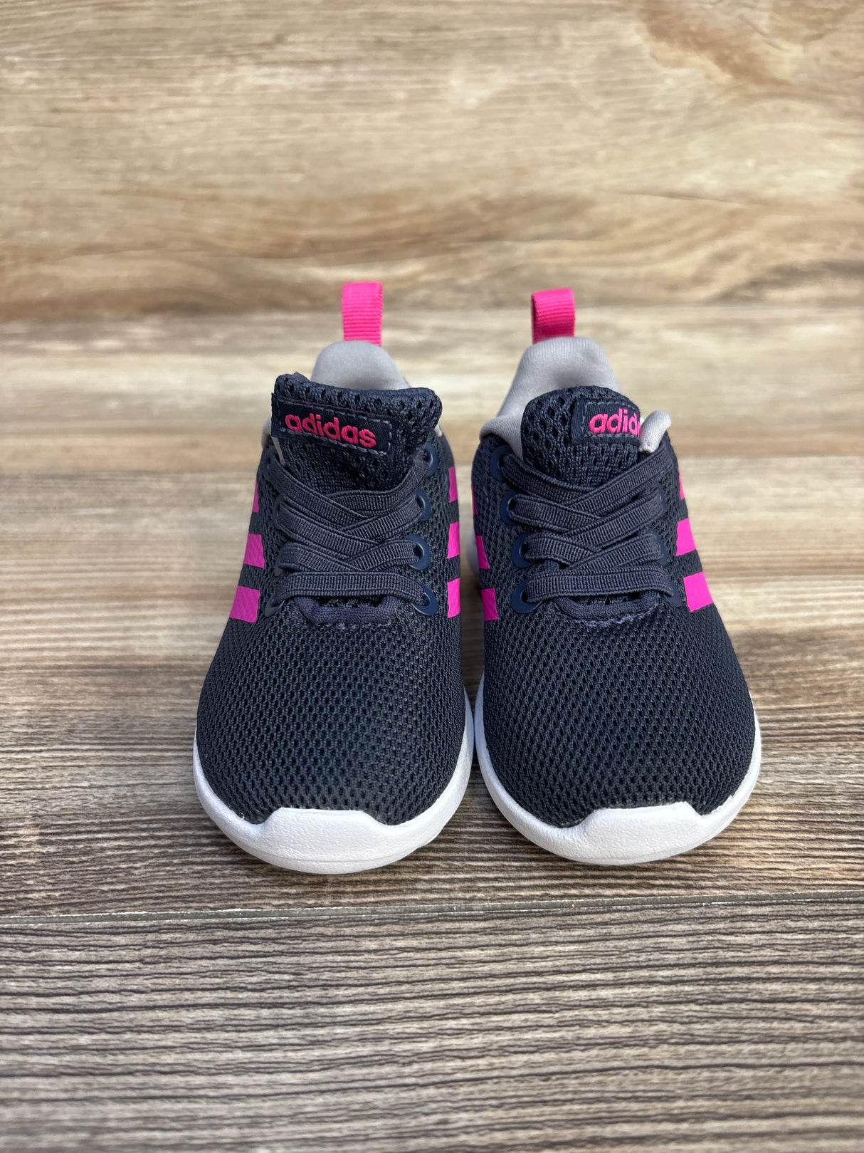 Adidas Lite Racer Sneakers Navy/Pink sz 4c