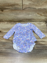 NWoT Just One You 2pc Floral Bodysuit & Bloomers Blue sz 6m