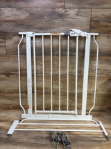 Regalo Easy Step Metal Walk-Through Safety Gate White 29-38.5''